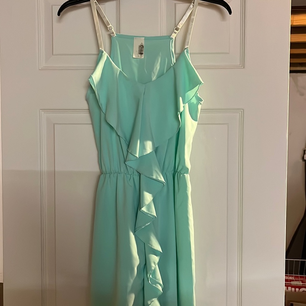 Ruffle front sundress